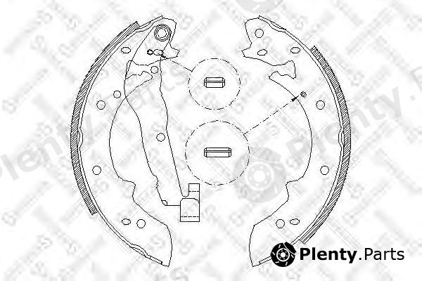  STELLOX part 038101SX Brake Shoe Set