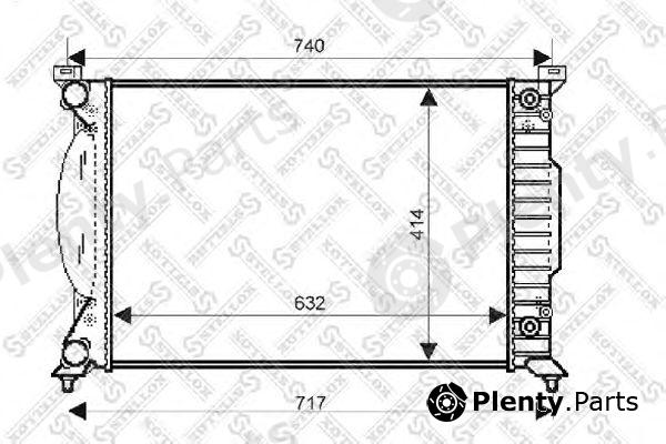  STELLOX part 10-25178-SX (1025178SX) Radiator, engine cooling