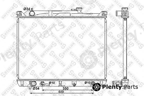  STELLOX part 1025180SX Radiator, engine cooling