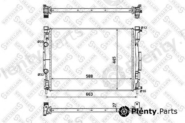  STELLOX part 10-25183-SX (1025183SX) Radiator, engine cooling