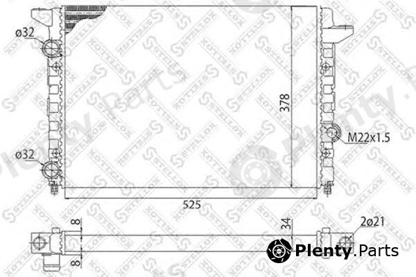  STELLOX part 10-25198-SX (1025198SX) Radiator, engine cooling