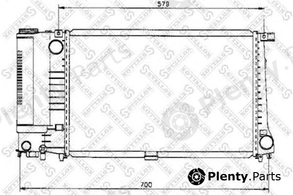  STELLOX part 10-25207-SX (1025207SX) Radiator, engine cooling