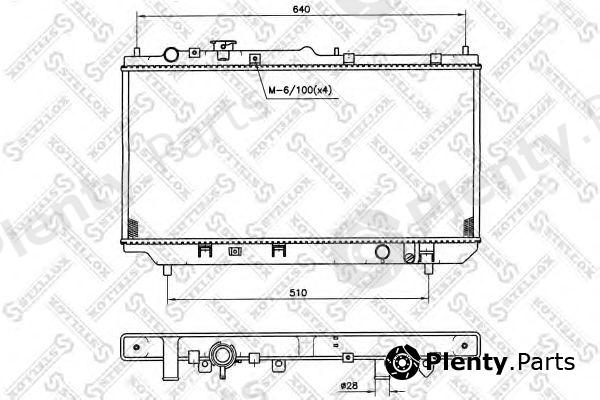  STELLOX part 10-25217-SX (1025217SX) Radiator, engine cooling