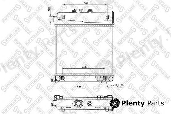  STELLOX part 10-25221-SX (1025221SX) Radiator, engine cooling