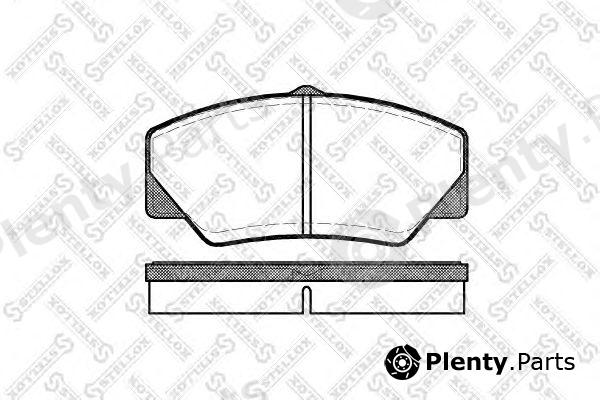  STELLOX part 217000B-SX (217000BSX) Brake Pad Set, disc brake