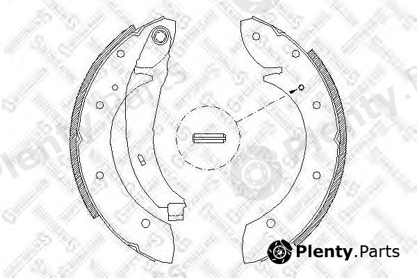  STELLOX part 407102-SX (407102SX) Brake Shoe Set