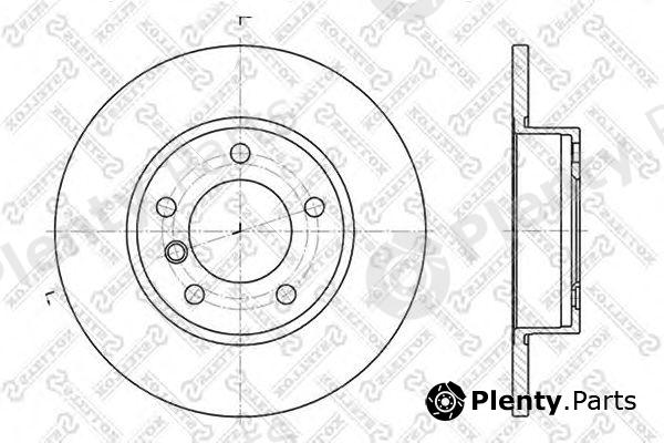  STELLOX part 6020-1524-SX (60201524SX) Brake Disc