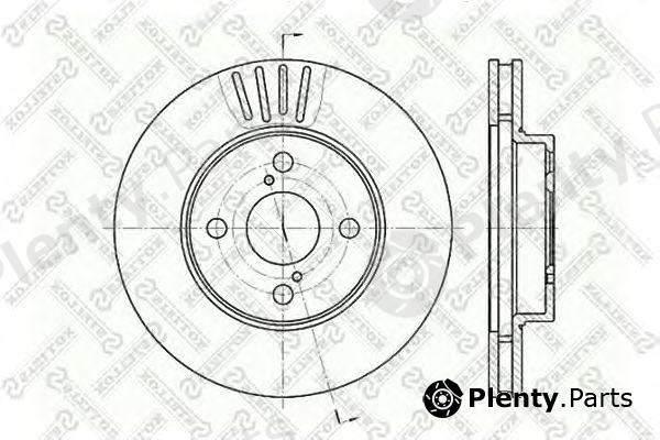  STELLOX part 6020-4582V-SX (60204582VSX) Brake Disc