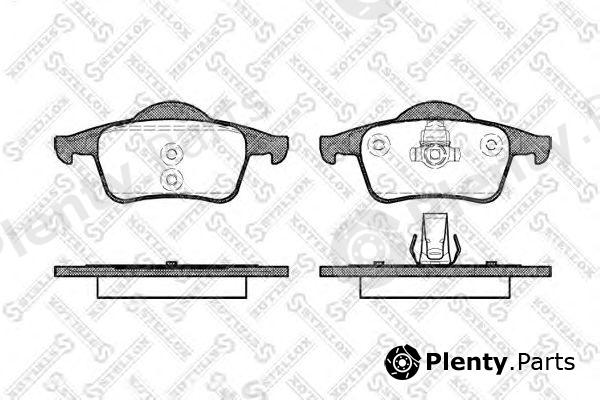 STELLOX part 725000BL-SX (725000BLSX) Brake Pad Set, disc brake