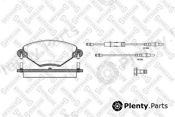  STELLOX part 839004B-SX (839004BSX) Brake Pad Set, disc brake