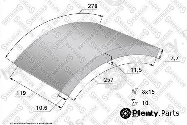  STELLOX part 85-00935-SX (8500935SX) Brake Lining Kit, drum brake