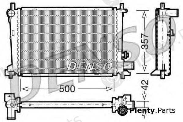  DENSO part DRM10040 Radiator, engine cooling