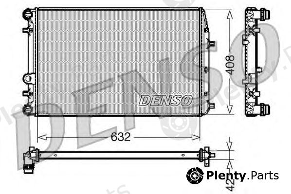  DENSO part DRM26011 Radiator, engine cooling