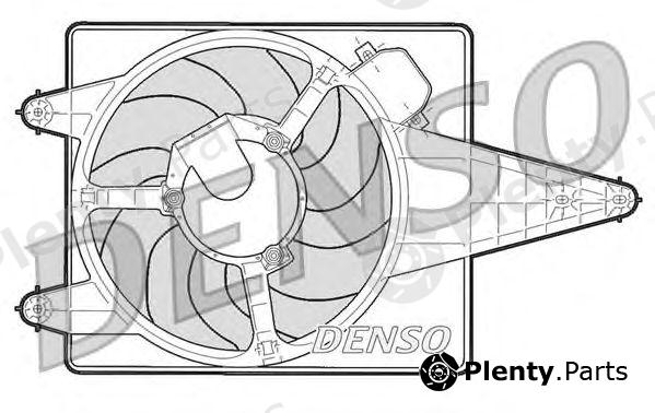  DENSO part DER01204 Fan, radiator