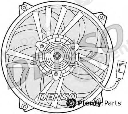  DENSO part DER21015 Fan, radiator
