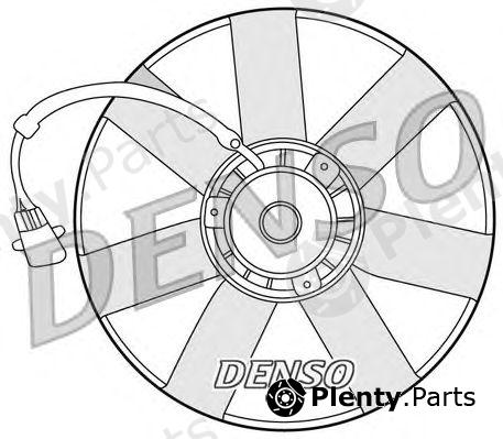  DENSO part DER32002 Fan, radiator