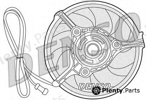  DENSO part DER32008 Fan, radiator