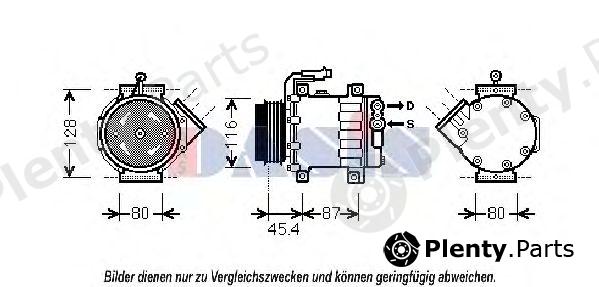  AKS DASIS part 851833N Compressor, air conditioning