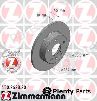  ZIMMERMANN part 430.2628.20 (430262820) Brake Disc
