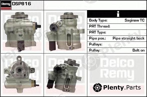  DELCO REMY part DSP816 Hydraulic Pump, steering system