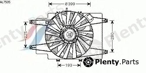  AVA QUALITY COOLING part AL7505 Fan, radiator