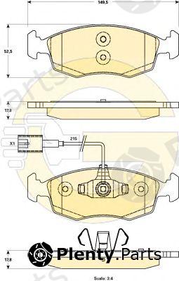  GIRLING part 6119002 Brake Pad Set, disc brake