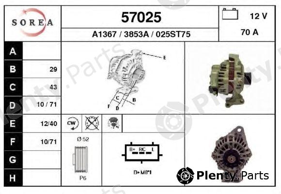  EAI part 57025 Alternator