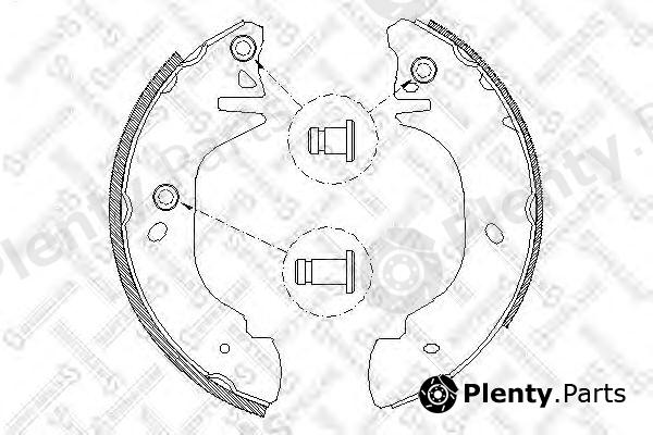  STELLOX part 316100SX Brake Shoe Set