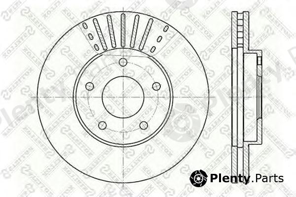  STELLOX part 6020-2256V-SX (60202256VSX) Brake Disc