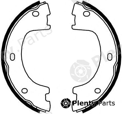  FERODO part FSB4103 Brake Shoe Set, parking brake
