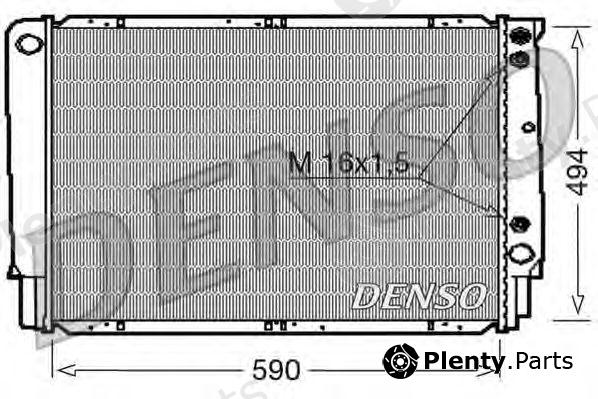  DENSO part DRM33053 Radiator, engine cooling