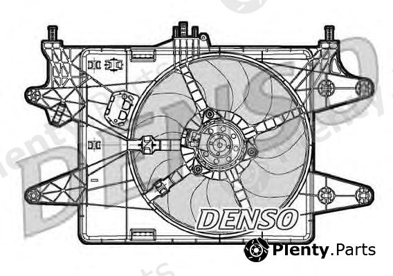  DENSO part DER09081 Fan, radiator