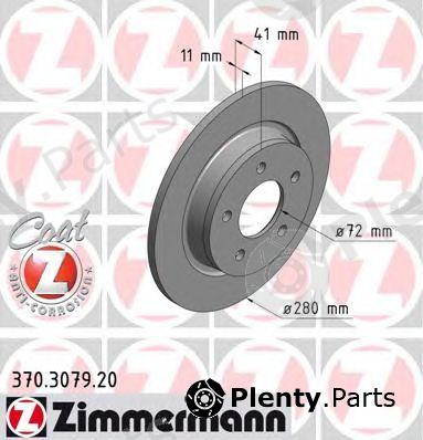  ZIMMERMANN part 370.3079.20 (370307920) Brake Disc