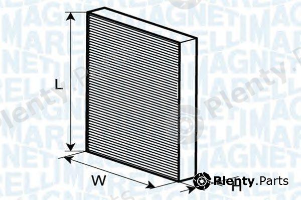  MAGNETI MARELLI part 350203061140 Filter, interior air