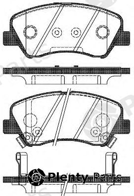  ROADHOUSE part 21488.02 (2148802) Brake Pad Set, disc brake