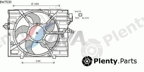  AVA QUALITY COOLING part BW7530 Fan, radiator