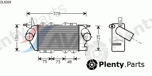  AVA QUALITY COOLING part OL4269 Intercooler, charger