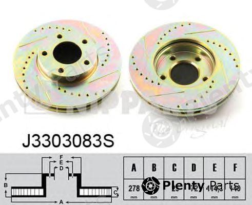  NIPPARTS part J3303083S Brake Disc
