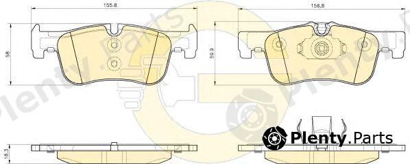  GIRLING part 6119352 Brake Pad Set, disc brake