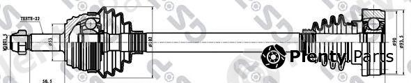  GSP part 253003 Drive Shaft