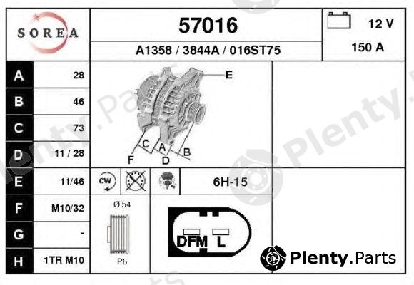  EAI part 57016 Alternator