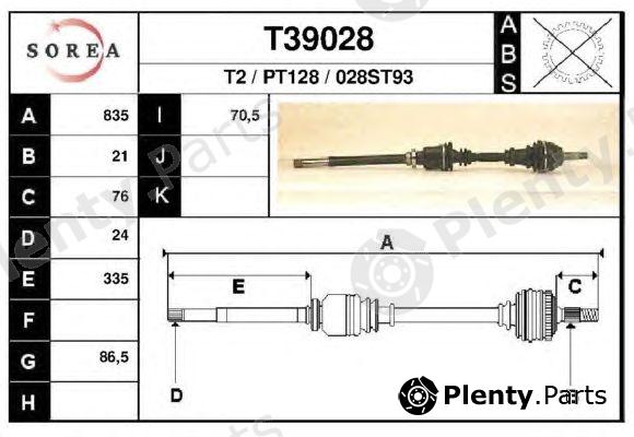  EAI part T39028 Drive Shaft