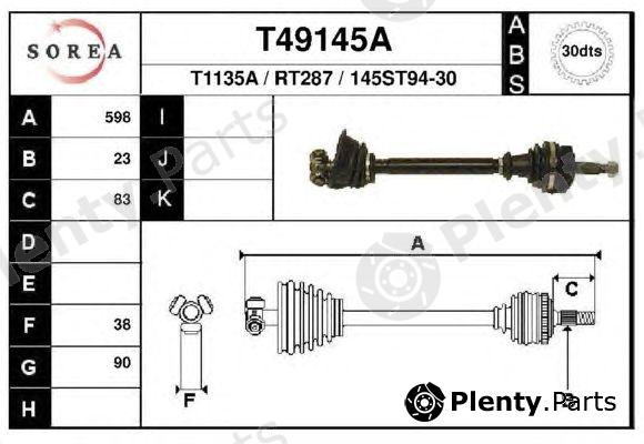  EAI part T49145A Drive Shaft