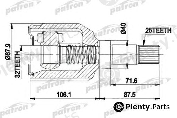  PATRON part PCV9937 Joint Kit, drive shaft