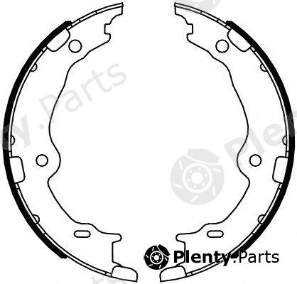  FERODO part FSB4123 Brake Shoe Set, parking brake