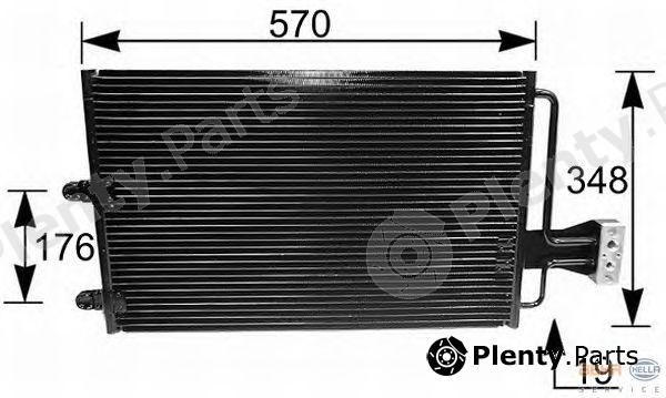  HELLA part 8FC351035-231 (8FC351035231) Condenser, air conditioning