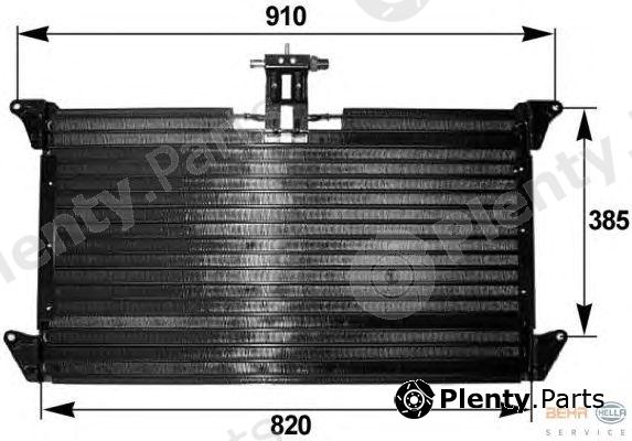  HELLA part 8FC351300-181 (8FC351300181) Condenser, air conditioning