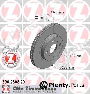  ZIMMERMANN part 590280820 Brake Disc