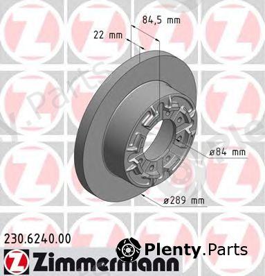  ZIMMERMANN part 230.6240.00 (230624000) Brake Disc