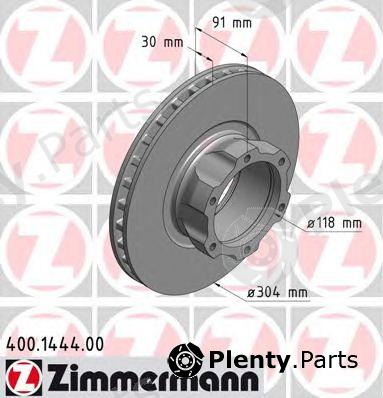  ZIMMERMANN part 400.1444.00 (400144400) Brake Disc